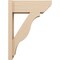 Ekena Millwork 8-in W x 22-in D x 30-in H Funston Slat Rough Cedar Woodgrain TimberThane Outlooker, Primed Tan OUTUR080X22X30FST24RCPR - alternate 5